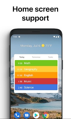 Class Timetable - Schedule App screenshots