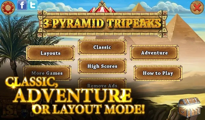 3 Pyramid Tripeaks Solitaire screenshots