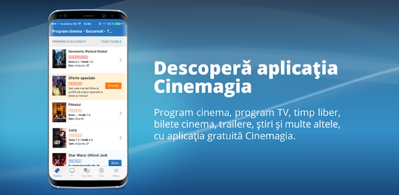 Cinemagia, program TV, cinema screenshots