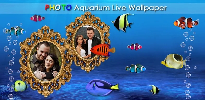 Photo Aquarium Live Wallpaper screenshots