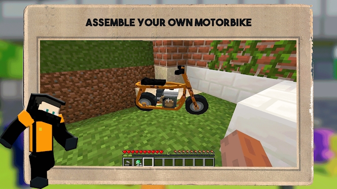 Sport Bike Mod Addon for MCPE screenshots