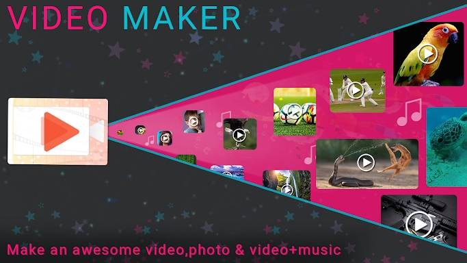 Photo video maker with music screenshots