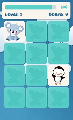 Animals memory game for kids screenshots