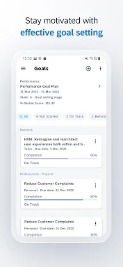SAP SuccessFactors Mobile screenshots