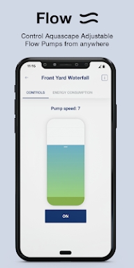 Aquascape Smart Control App screenshots