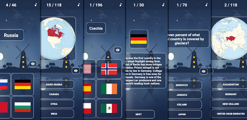Flags of World Countries Quiz screenshots