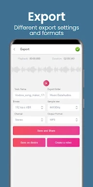 Pro Audio Editor - Music Mixer screenshots