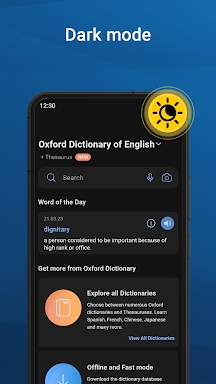 Oxford Dictionary screenshots