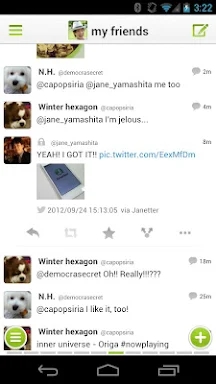 Janetter for Twitter screenshots