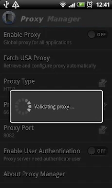Proxy Manager screenshots