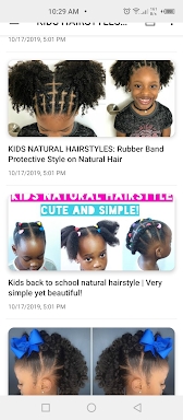 Kids hairstyles for girls screenshots