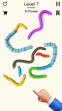 Tangled Snake 3D: Puzzle Game screenshots