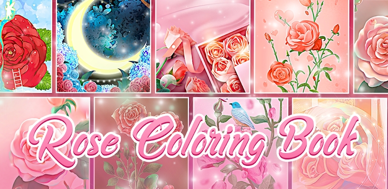 Rose Coloring Book Color Games screenshots