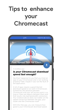 Apps for Chromecast Guide screenshots