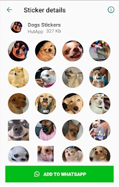 Dog Stickers for WhatsApp screenshots