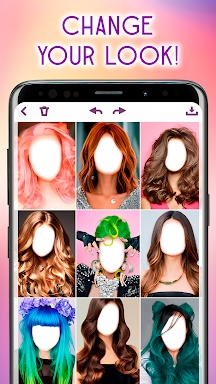 Hairstyles Photo Editor screenshots