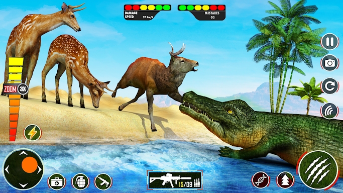Hungry Animal Crocodile Games screenshots