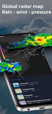 Overdrop: Weather today, radar screenshots