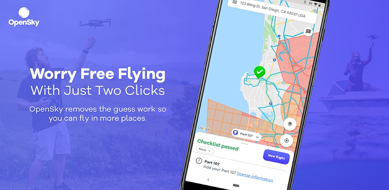 OpenSky - Drone Flyer App screenshots