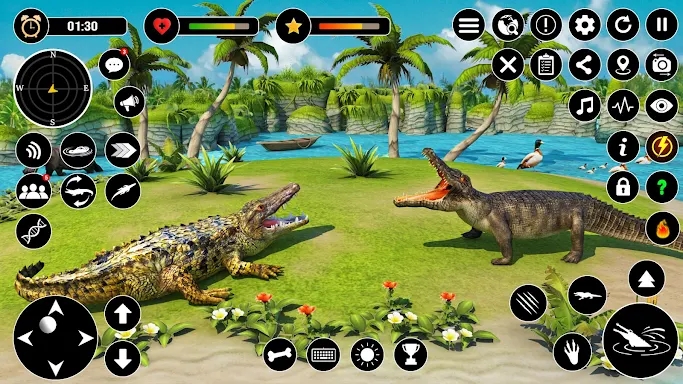 Animal Crocodile Attack Sim screenshots