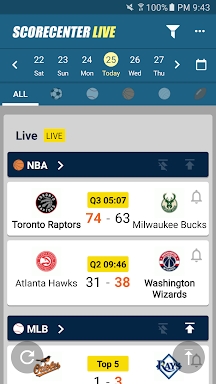 ScoreCenter Live : All sports screenshots