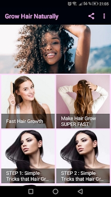 How to grow hair naturally screenshots