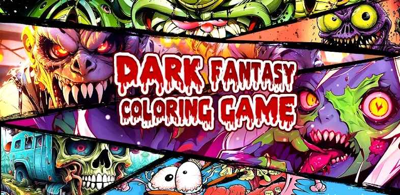 Dark Fantasy Coloring Games screenshots