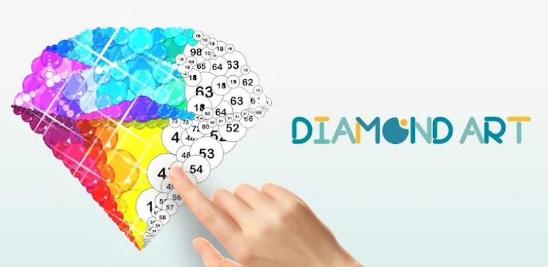 Diamond art: Dazzle coloring screenshots