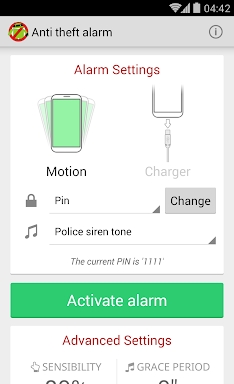 Anti Theft Alarm screenshots