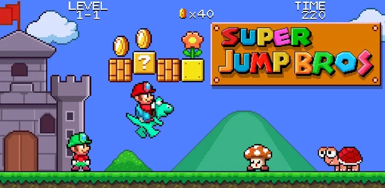Super Jump Bros 1985 : Classic screenshots