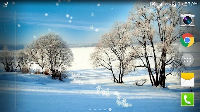 Winter Snow Live Wallpaper screenshots