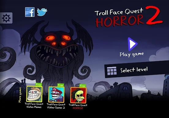 Troll Face Quest: Horror 2 screenshots