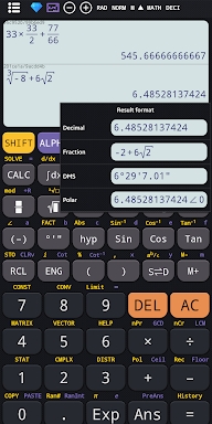 Scientific calculator plus 991 screenshots