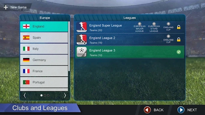Pro League Soccer screenshots