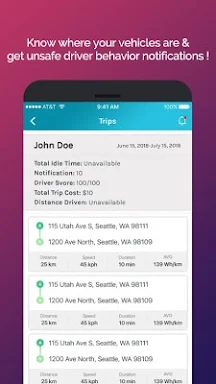 Vyncs: Connected Car OBD GPS screenshots