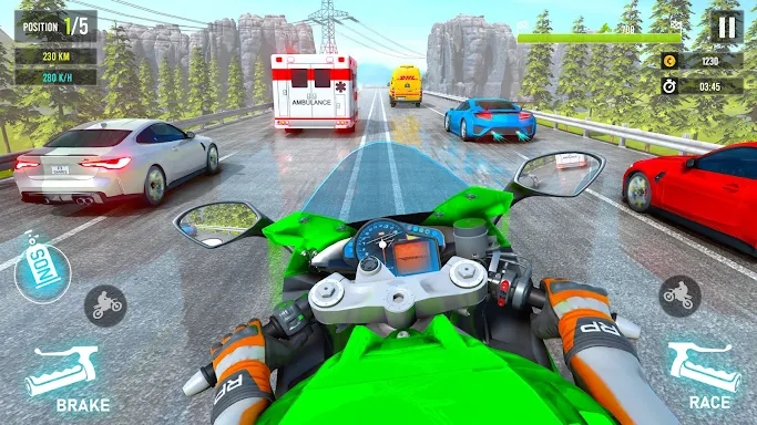 Moto Traffic Bike Race Game 3d screenshots
