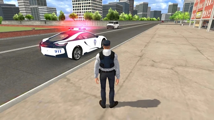 American i8 Police Car Game 3D screenshots