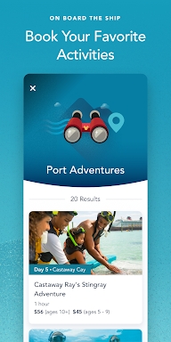 Disney Cruise Line Navigator screenshots