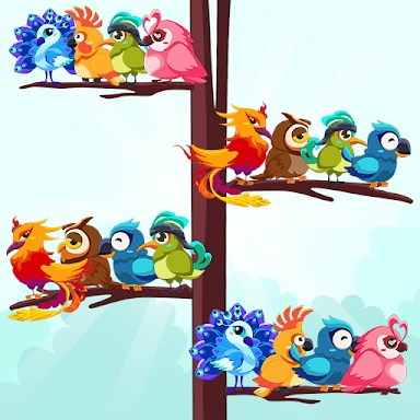 Bird Sort Color Puzzle Game screenshots