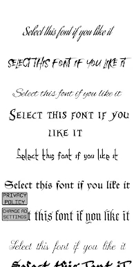 Lettering Font Design screenshots