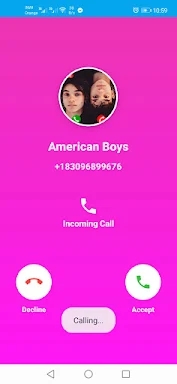 American Boys Fake Call Video  screenshots
