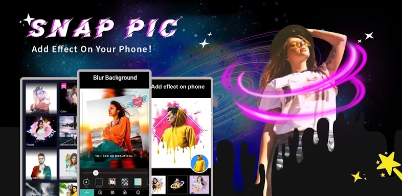 Photo Editor pro SnapPic Lab screenshots