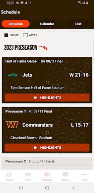 Cleveland Browns screenshots