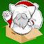 Flying Santa Cat icon