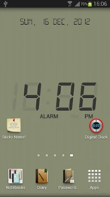 Digital Alarm Clock Lite screenshots