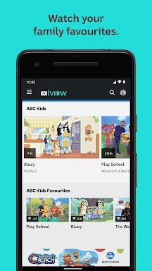 ABC iview screenshots