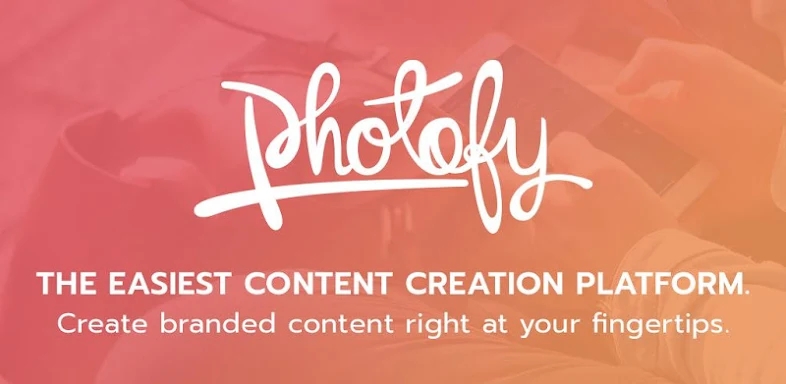 Photofy Content Creation screenshots
