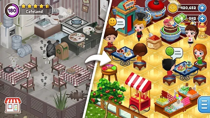 Cafeland - Restaurant Cooking screenshots