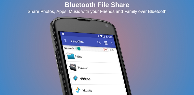 Bluetooth Files Share screenshots