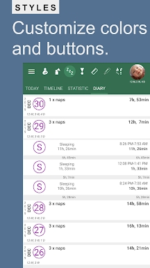 Breastfeeding - Baby Tracker screenshots
